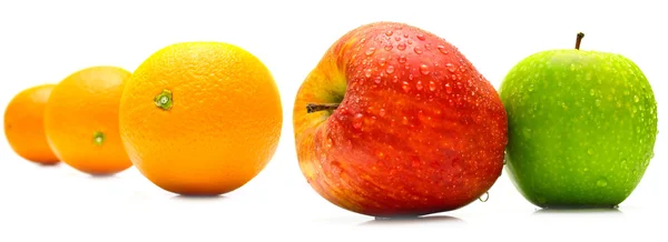 Narancs és Alma — Stock Fotó