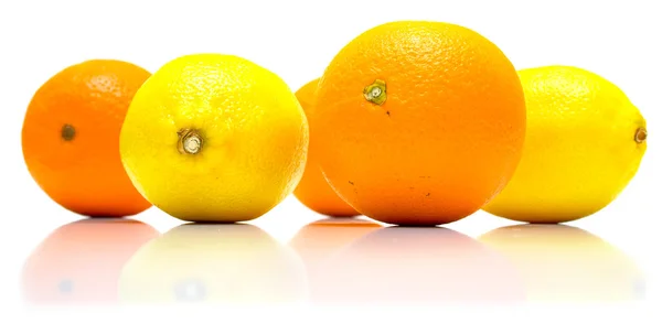 Апельсини та лимони — стокове фото
