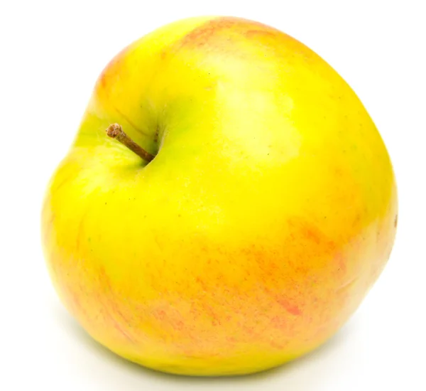 Saftigt gult äpple — Stockfoto