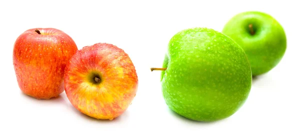 Rote und grüne Äpfel — Stockfoto