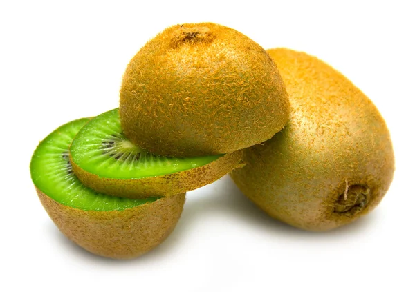 Kiwi fruit on a white — Stock Photo, Image