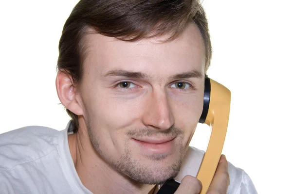 Homens falando por telefone 2 — Fotografia de Stock