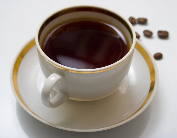 Kopp med varmt kaffe — Stockfoto
