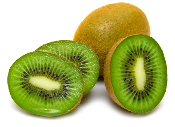 Kiwi fruit op een wit — Stockfoto