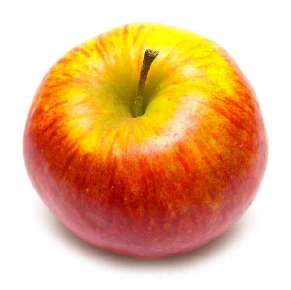 Beyaz üzerine kırmızı elma — Stok fotoğraf