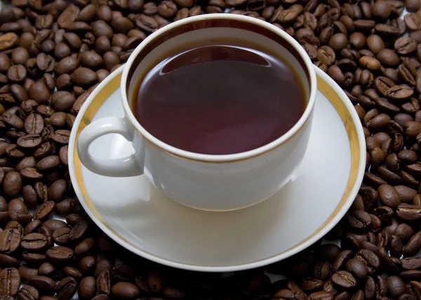 Kopp med varmt kaffe — Stockfoto