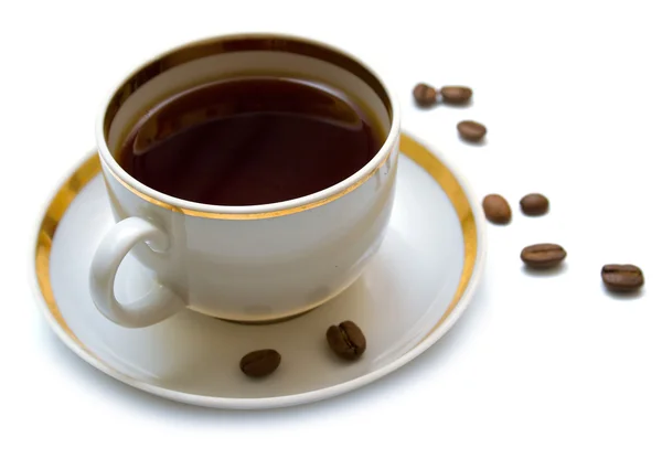 Šálek s horkou kávou — Stock fotografie