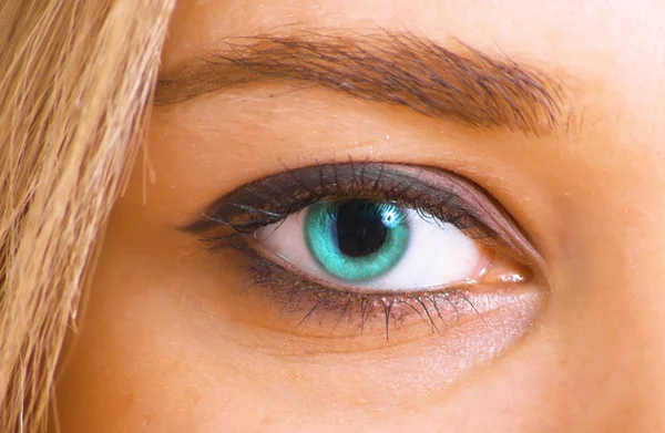 Occhio azzurro — Foto Stock