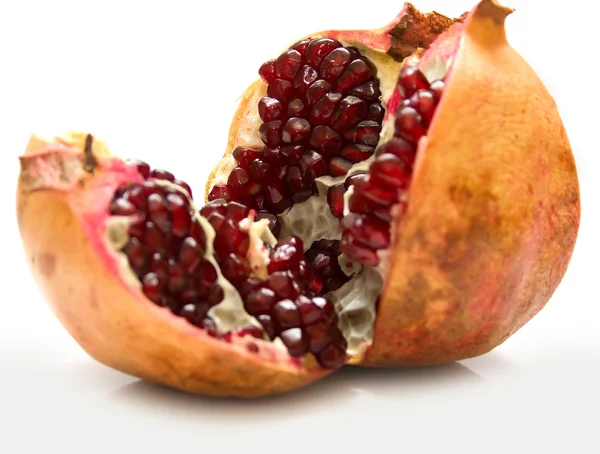 Pomegranate on white — Stock Photo, Image