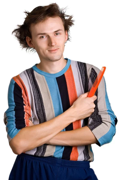 Shaggy young man — Stock Photo, Image