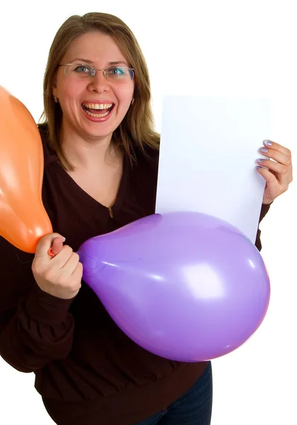 Kadınlar balonları — Stok fotoğraf