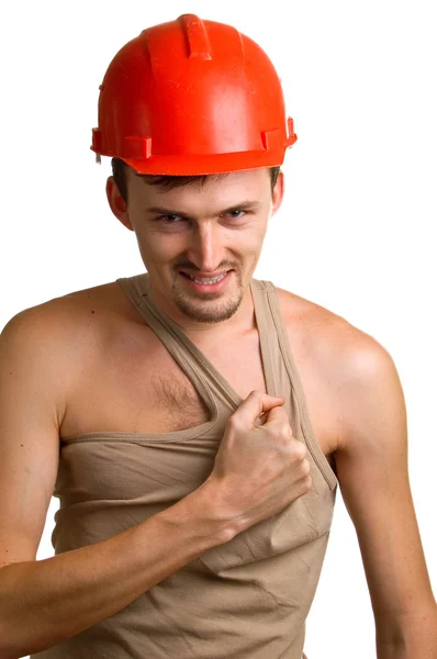 Young smiling worker — Stock Photo, Image