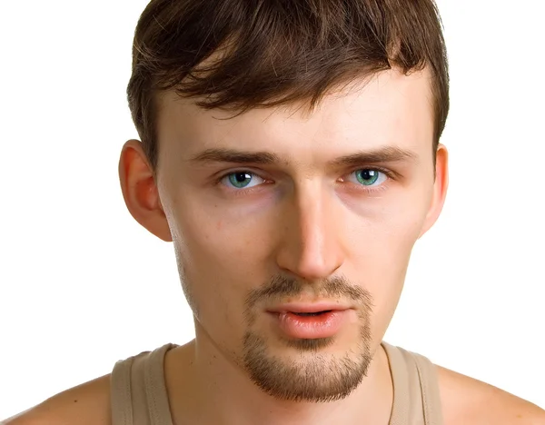 Face of the young men — Stock Photo, Image