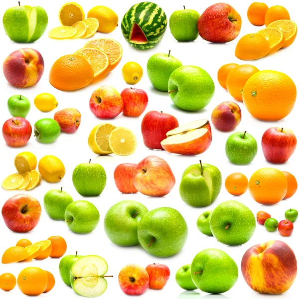 Collage from fruits — Stock Photo, Image