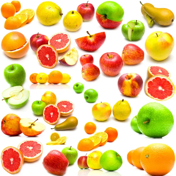 Owoce na biały 2 — Zdjęcie stockowe