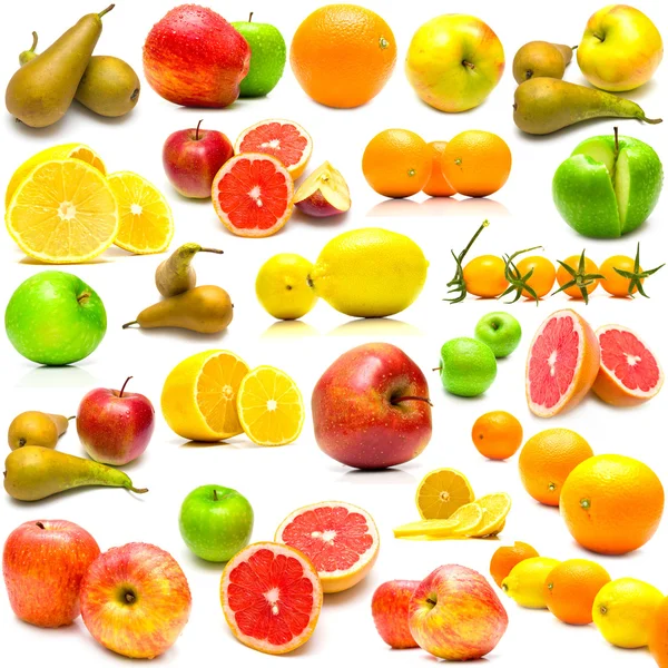 Vruchten op witte 3 — Stockfoto