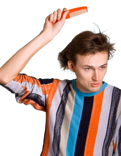 Shaggy young man — Stock Photo, Image