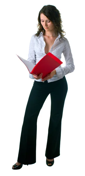Women in a business suit — Stock Photo, Image