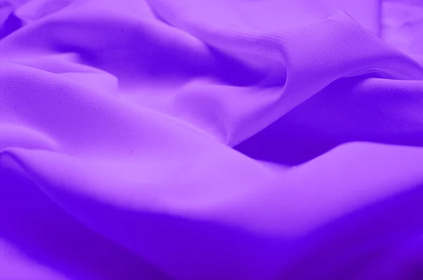 Tecido de seda lilás — Fotografia de Stock