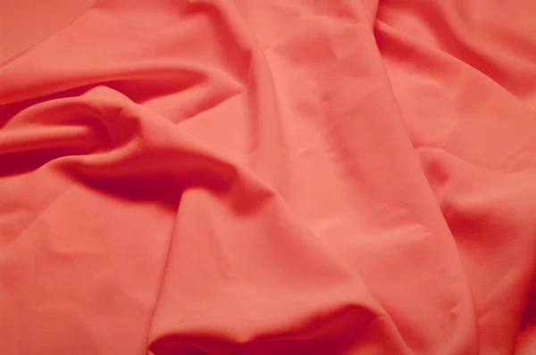 Tecido de seda vermelha — Fotografia de Stock