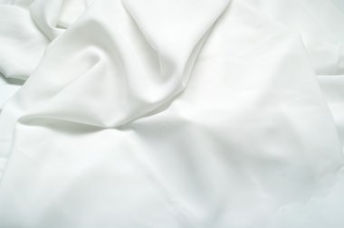 White silk fabric clipart