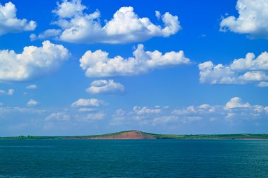 göl ve hill sessiz su