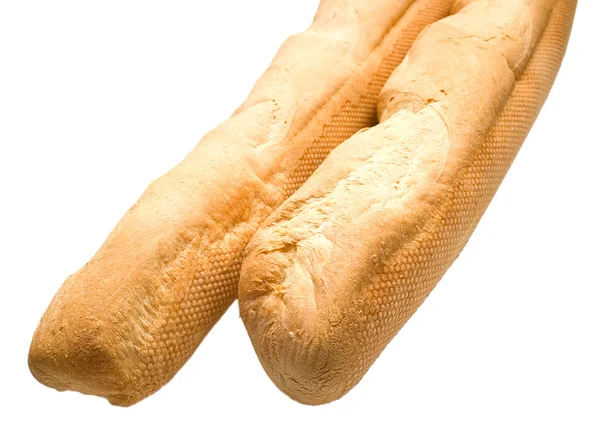 Fresh tasty bread on white — Stock Photo, Image
