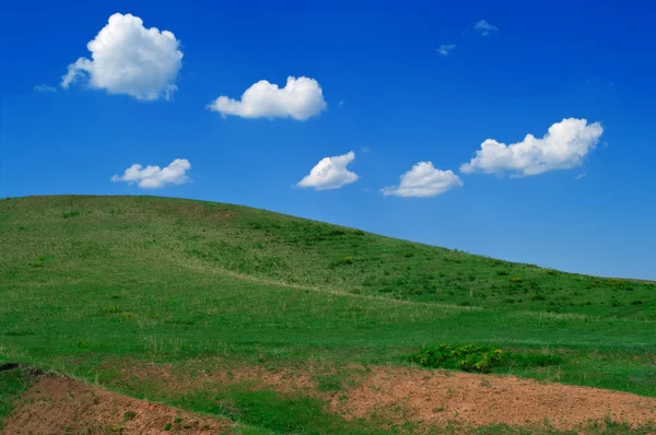Wzgórza gór ural — Zdjęcie stockowe