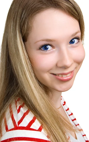 Дівчина з блакитними очима — стокове фото
