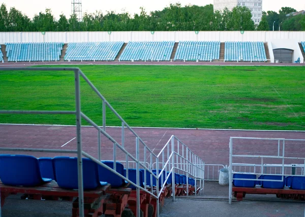 Старый футбольный стадион — стоковое фото