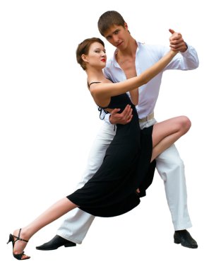 Dancing couple clipart