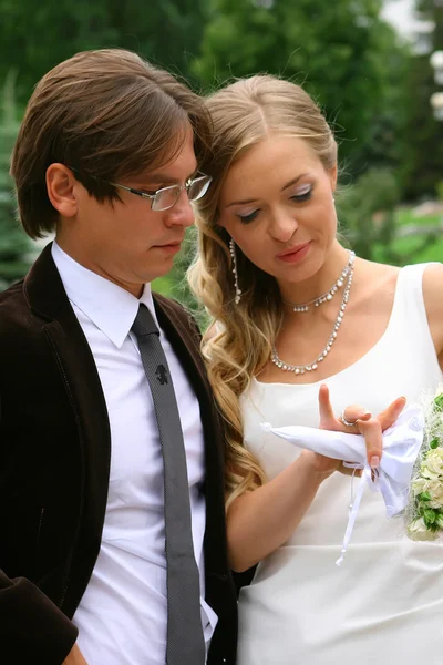 Bruden och brudgummen 2 — Stockfoto