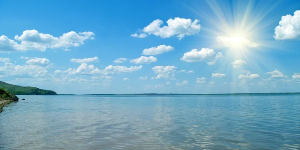 stock image Quiet water of lake