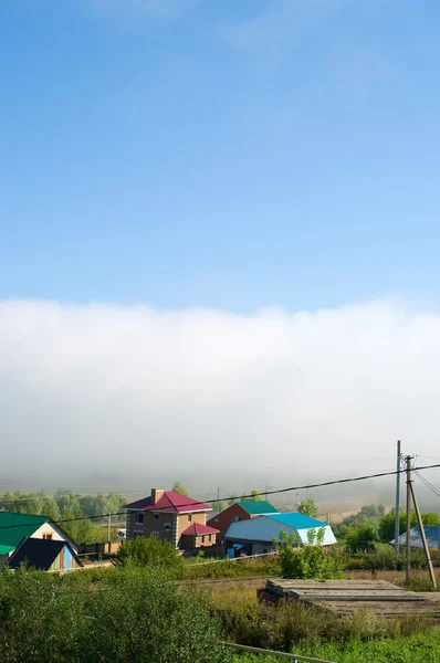 stock image Fog against the blue sky