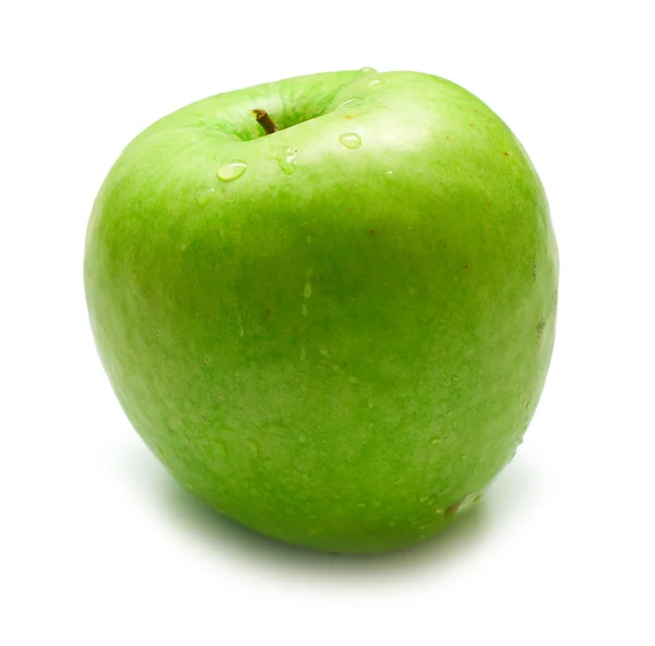 Manzana verde mojada —  Fotos de Stock