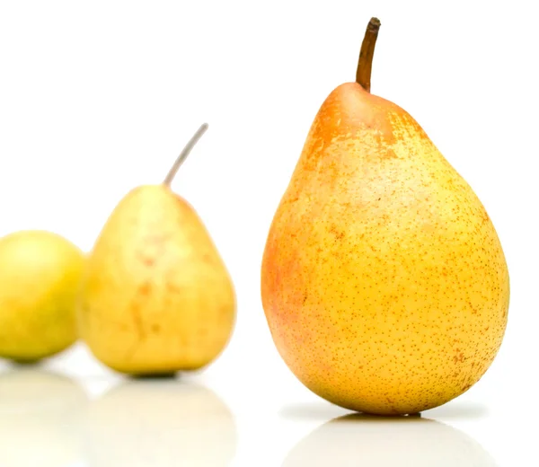 Mogna gula päron — Stockfoto
