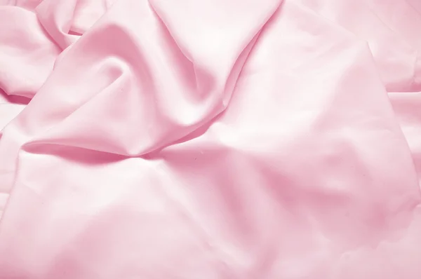 Roze zijde stof — Stockfoto