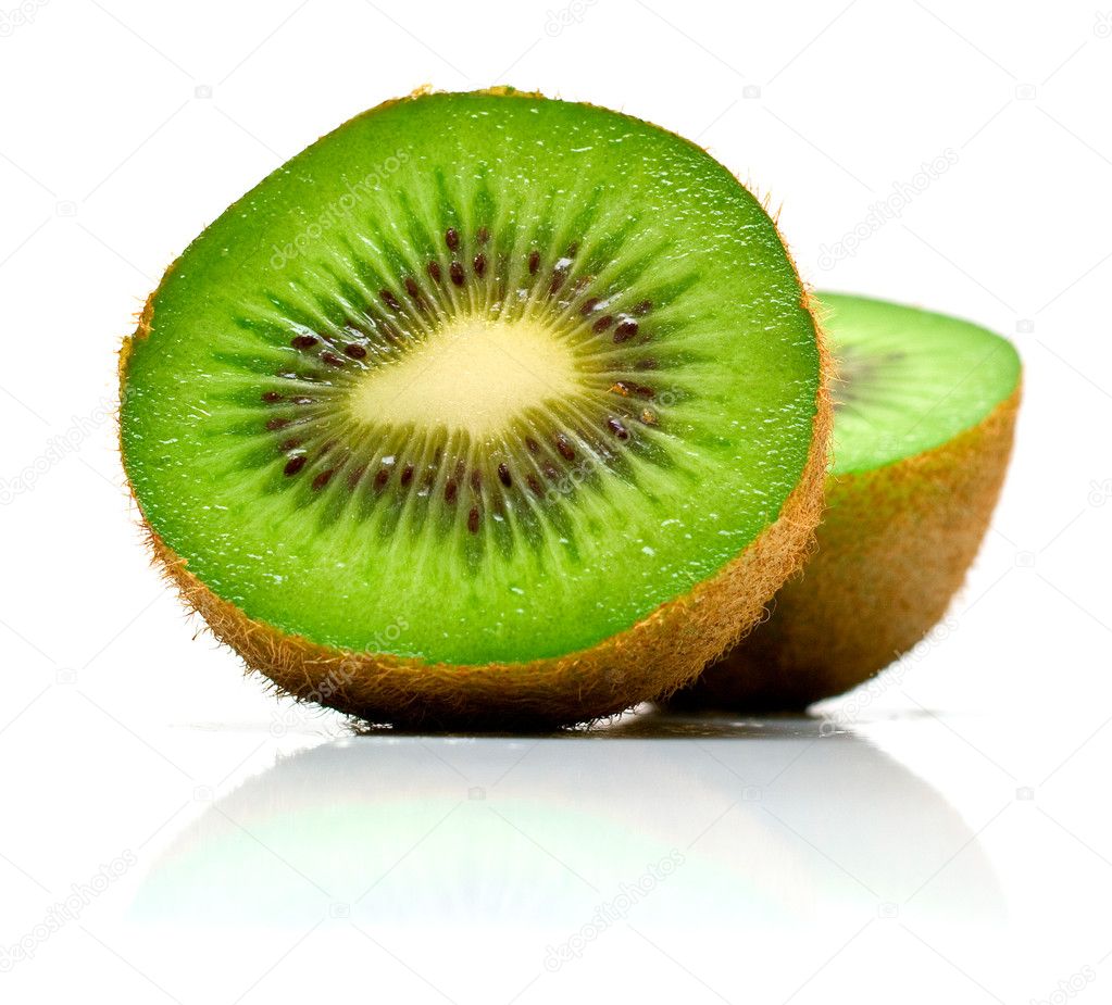 Kiwi fruit on a white — Stock Photo © vikiri 2225933
