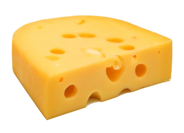 Grande pedaço de queijo — Fotografia de Stock