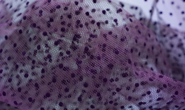 Tela de encaje violeta en lila — Foto de Stock