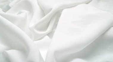 White silk fabric clipart