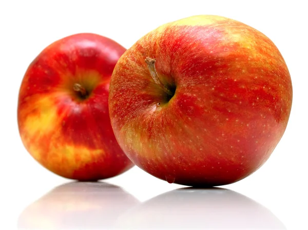Šťavnatá červená jablka — Stock fotografie