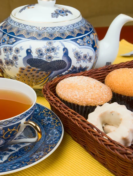 stock image Tea and cake