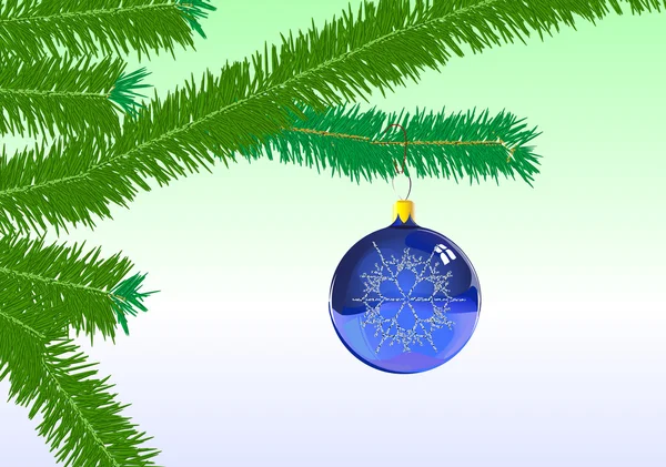 Ozdoby na vánoční stromky — Stockový vektor