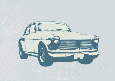 Vintage car clipart