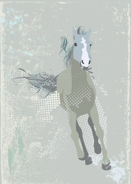 Бегущая лошадь — стоковое фото