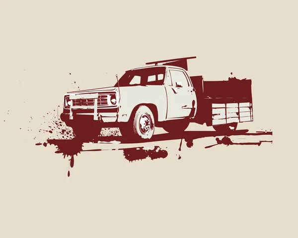 Vintage vrachtwagen — Stockfoto