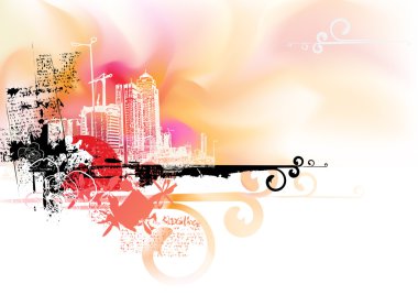 Urban background clipart