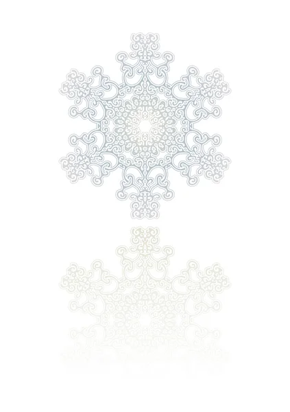 Орнамент-Сніжинка — стокове фото