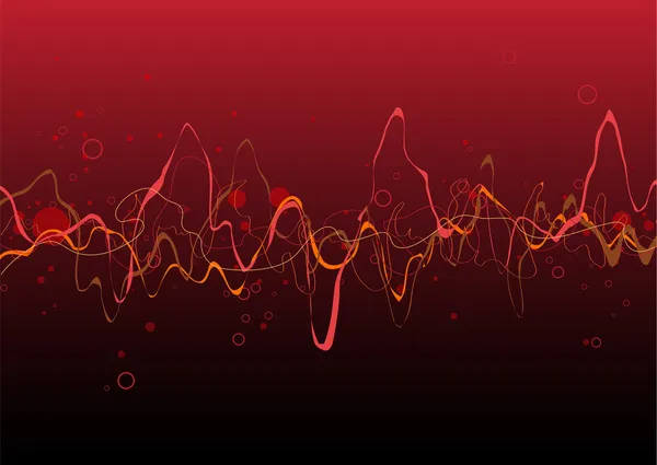 Red Abstract lines background — Stock Photo, Image